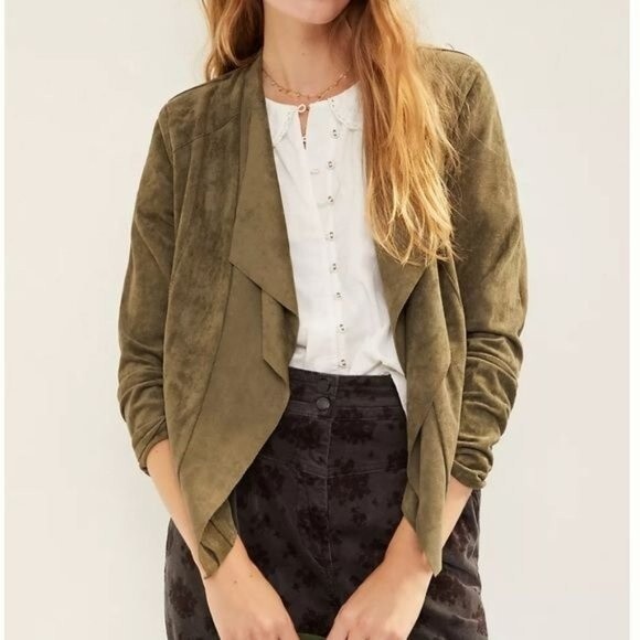 BLANK NYC Westley Sueded Stretchy Jacket - Picture 13 of 16